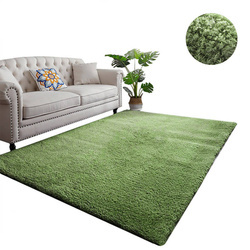 Dywan Alpaca 80x150 cm, zielony AlpacaGreen - miękki do salonu i sypialni
