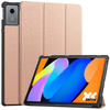 Puzdro Smart na Lenovo Idea Tab 11 2025 s klapkou, zlaté - ochranné so stojanom