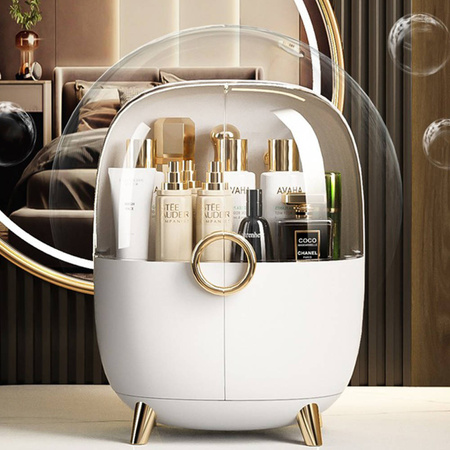 Exclusive EVE organizer white roomy casket for cosmetics and jewelry stylish for dressing table