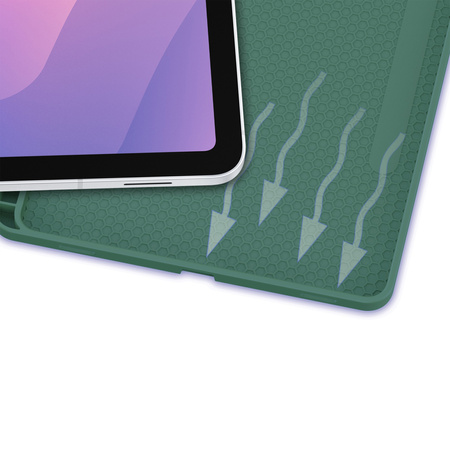 Puzdro Smart Pencil na Samsung Galaxy Tab S11 11 SM SMX736 s klapkou, zelené - ochranné