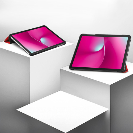 Puzdro Smart na T-Mobile T Tablet 2 10.1 5G 2025 s klapkou, červené - ochranné so stojanom