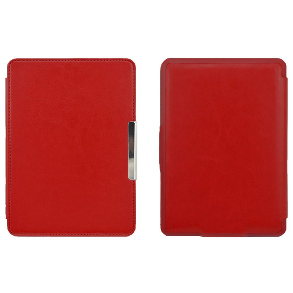 Smart Case red for Kindle Paperwhite 1/2/3 with auto wake feature