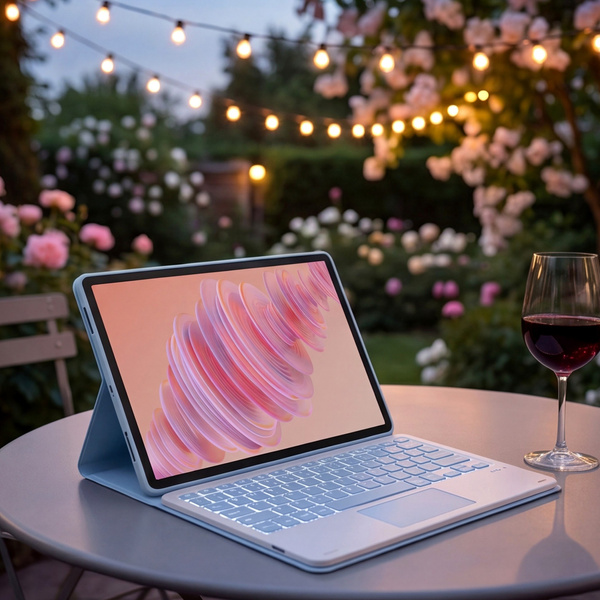 Puzdro s klávesnicou na Lenovo Tab Plus 11.5 - ochranné so stojanom, prístup k portom a tlačidlám