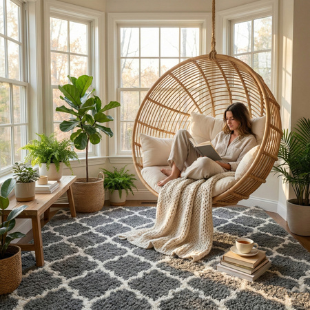 Dywan do salonu shaggy DECOR antypoślizgowy miękki puszysty modny 160x220 Grey Lantern