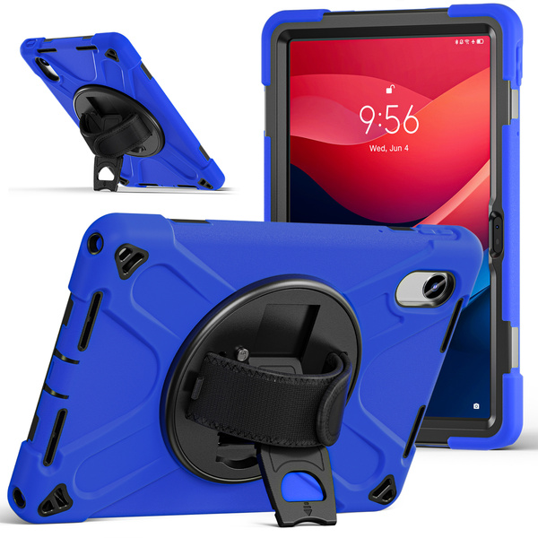 Armored case with strap for Lenovo Tab M11 TB330FU 10.95" (Navy blue)