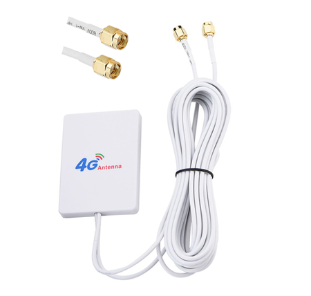 Wi-Fi 28 dBi 4G LTE wireless antenna for router and cameras with SMA connector