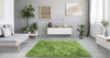 Shaggy Strado 140x200 GreenGrass room carpet (Green)