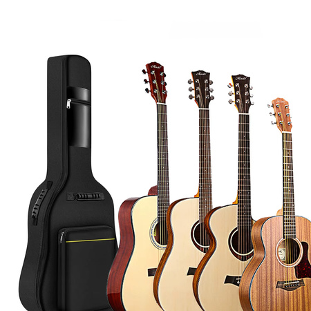 Waterproof 41 inch guitar case bag with suspenders and adjustable strap