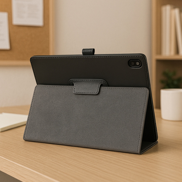 Puzdro Slim s klapkou na Lenovo Tab M10 10.1 2022 3 Gen / 3rd Gen, čierne - ochranné so stojanom
