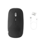 Bezdrôtová myš počítačová myš Bluetooth 2.4G optický senzor, čierna