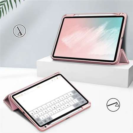 Etui SMART PENCIL do APPLE IPAD 10.9" 10 GEN 2022 IPAD 11" A16 11 GEN 2025, różowe