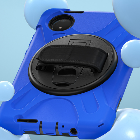Puzdro pancierové Shockproof s držiakom na Xiaomi Redmi Pad SE 8.7 2024 / Redmi Pad SE 8.7, modré - ochranné