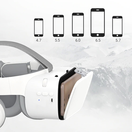 BOBOVR Z6 VR glasses for smartphone - wide field of view Bluetooth headphones integrated