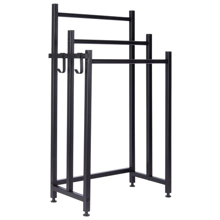 Standing towel rack metal black