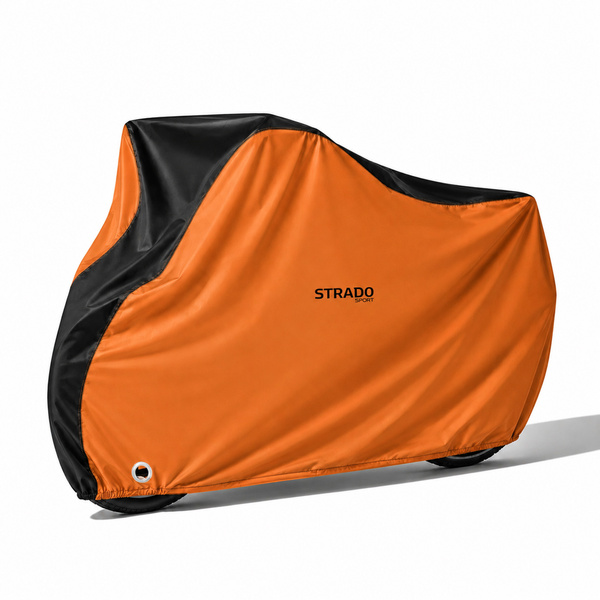  Pokrowiec Na Rower Wodoodporny Motor Skuter 110x200x70cm XXL, pomarańczowy