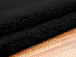 Rabbit Strado round rug 200x200 Black (Black)