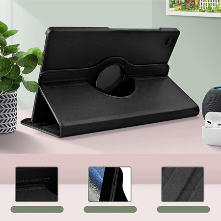 Etui Obrotowe do Lenovo Tab 10.1 2025 / 25 - ochronne z podstawką, dostęp do portów i przycisków