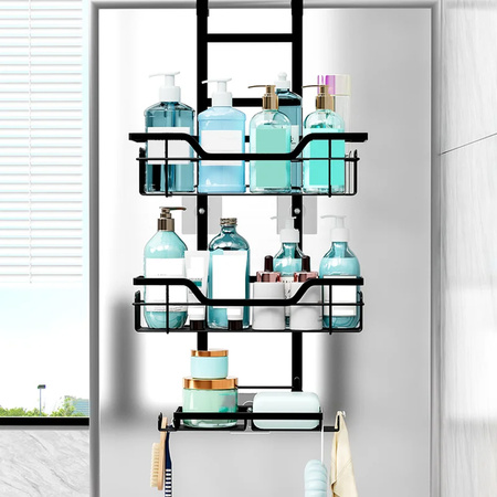Strado Bathroom shelf hanging on glass