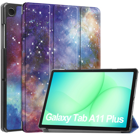 Etui do Galaxy Tab A11+ Plus 10.9 2025 - ochronne z podstawką, dostęp do portów i przycisków