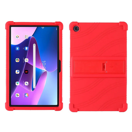 Puzdro Armor na Lenovo Tab 10.1 2025 / XU, červené - ochranné so stojanom