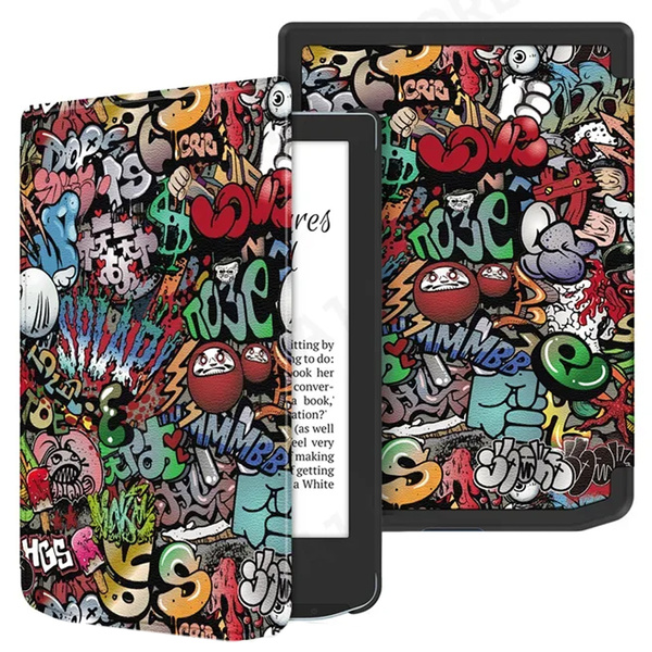 Puzdro grafické vzory na PocketBook Verse 629 / Pro 634 / GoBook 2.0 - ochranné