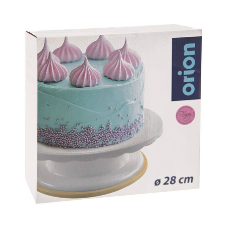 ORION Cake stand rotary for decorating cakes tortes 28 cm