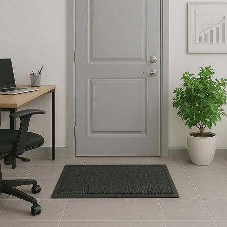 STRADO doormat 3d mesh under shoe door rubber mat 80x150 thick XL