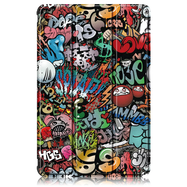 Etui Graficzne do Lenovo Tab One 8.7 25 TB305FU TB305XU, ochronne z podstawką