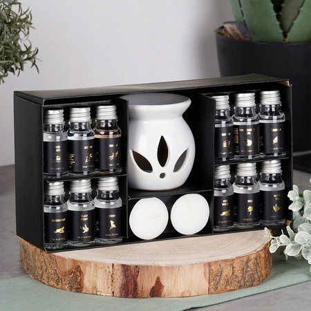 Fragrance fireplace with oils ceramic 15 el.