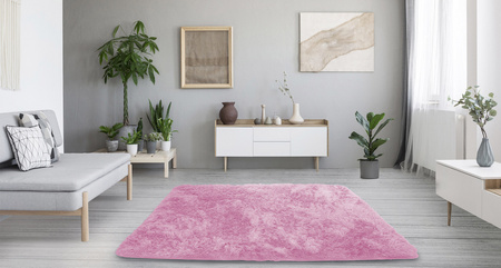 Shaggy Strado 130x190 PinkPanther Carpet (Pink)