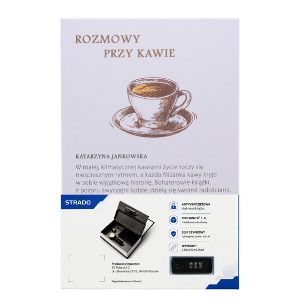 Sejf Książka skrytka na szyfr MB6