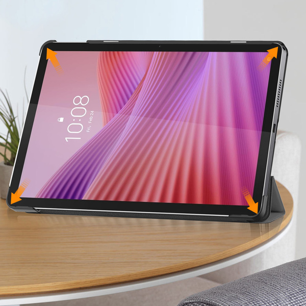 Etui Smart do Lenovo Tab 10.1 2025 z klapką / Lenovo Tab, szare - ochronne z podstawką