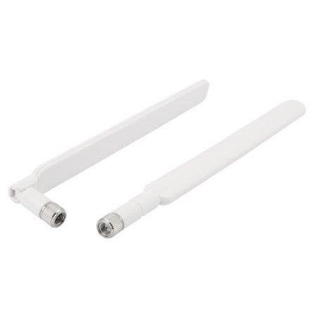 2x Anténa zosilňujúca signál na router LTE Huawei B593 E5186 B525, biely