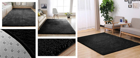 Alpaca Strado Rug 160x220 AlpacaBlack (Black)