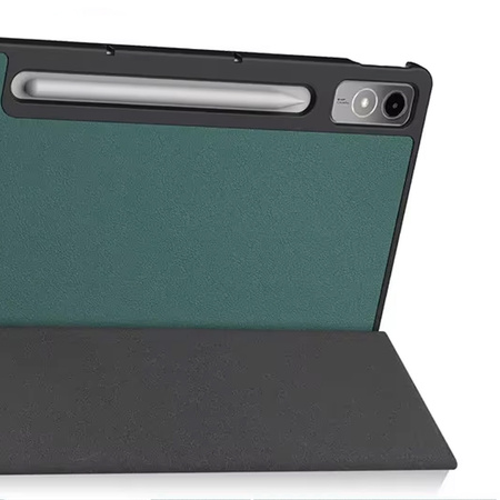 Puzdro Smart Case na Lenovo Tab P12 12.7 TB370 2023 / Tab P12 TB370, zelené - ochranné so stojanom