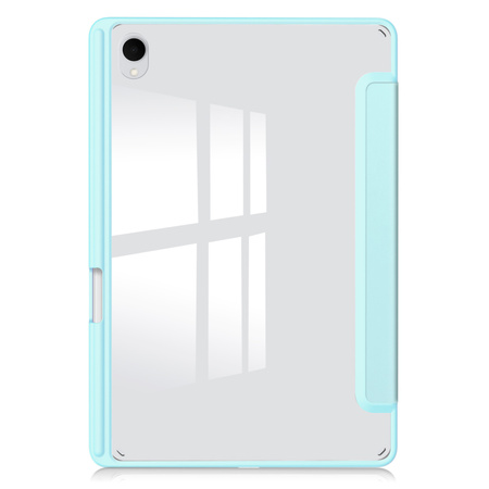 Etui Clear Pencil do Samsung Galaxy Tab S11 11 SM SMX736 z klapką, niebieskie - ochronne