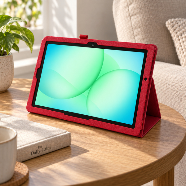 Etui do Galaxy Tab A11+ 2025 X236/X235/X230 A9+ SM-X216/X215/X210 Slim - czerwone