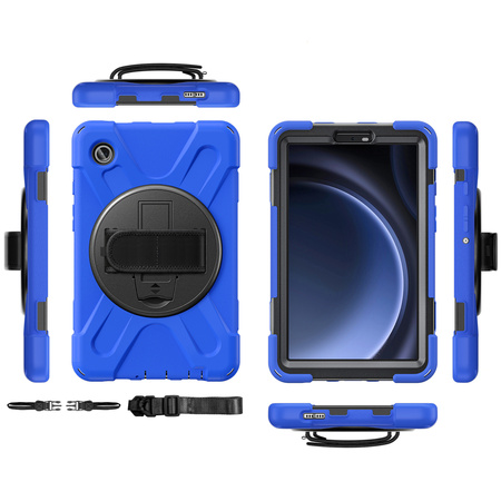 Puzdro pancierové Shockproof na Samsung Galaxy Tab A9 8 / 8.7 2023, modré - ochranné