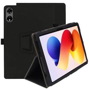 Etui do Redmi Pad 2 Pro 12.1 2025 z klapką i podstawką - czarne