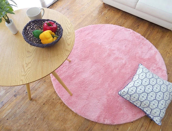 Rabbit Strado 150x150 round rug SakuraPink (Pink)