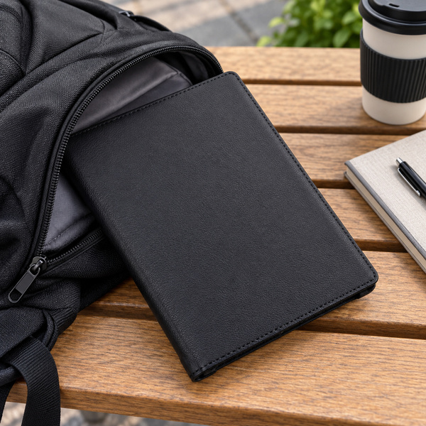 Etui obrotowe do Huawei MediaPad T5 10 10.1 z klapką i podstawką - czarne