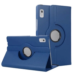 Etui obrotowe 360 składane podstawka do Lenovo Tab M9 2023 TB310XU TB310FU, granatowe