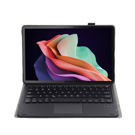 Etui z klawiaturą Bluetooth do Lenovo Tab P11 2nd Gen / Lenovo Tab P11 2nd TB350 / Tab P11 2nd TB350 TP350, czarne - ochronne