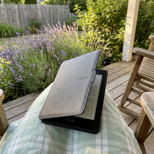 Book Cover black case for Kindle Paperwhite 1/2/3 with sleep function and elegant finish