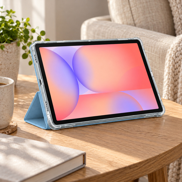 Etui do Galaxy Tab S10 Lite 10.9/ S10 FE/ S9 FE/ S9/ S8 z miejscem na rysik - niebieskie