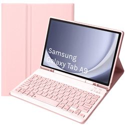 Etui z klawiaturą Bluetooth do Samsung Galaxy Tab A9 8.7 CFX110 (Różowe)