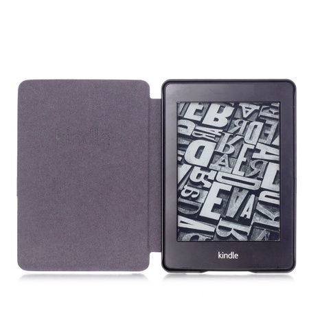 Etui Slim Case do Amazon Kindle Paperwhite 4, brązowe - ochronne z podstawką, dostęp do portów i przycisków