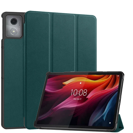 Etui Smart z klapką do Lenovo Tab K11 Plus 11.45 / Lenovo K11 Plus, zielone - ochronne z podstawką