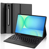 Etui z klawiaturą Bluetooth do Samsung Galaxy Tab S10 FE+ / FE Plus 13.1, czarne - ochronne