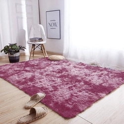 Ombre Shaggy Strado Carpet 140x200 OmbreRed (Red)